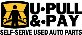 u-pull-&-pay logo yellow black