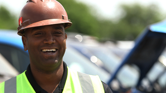 DJJ Employee in Scrap Yard