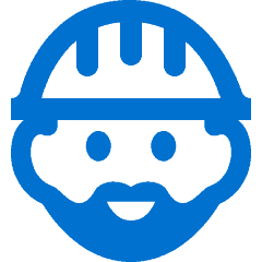 blue icon guy with hard hat