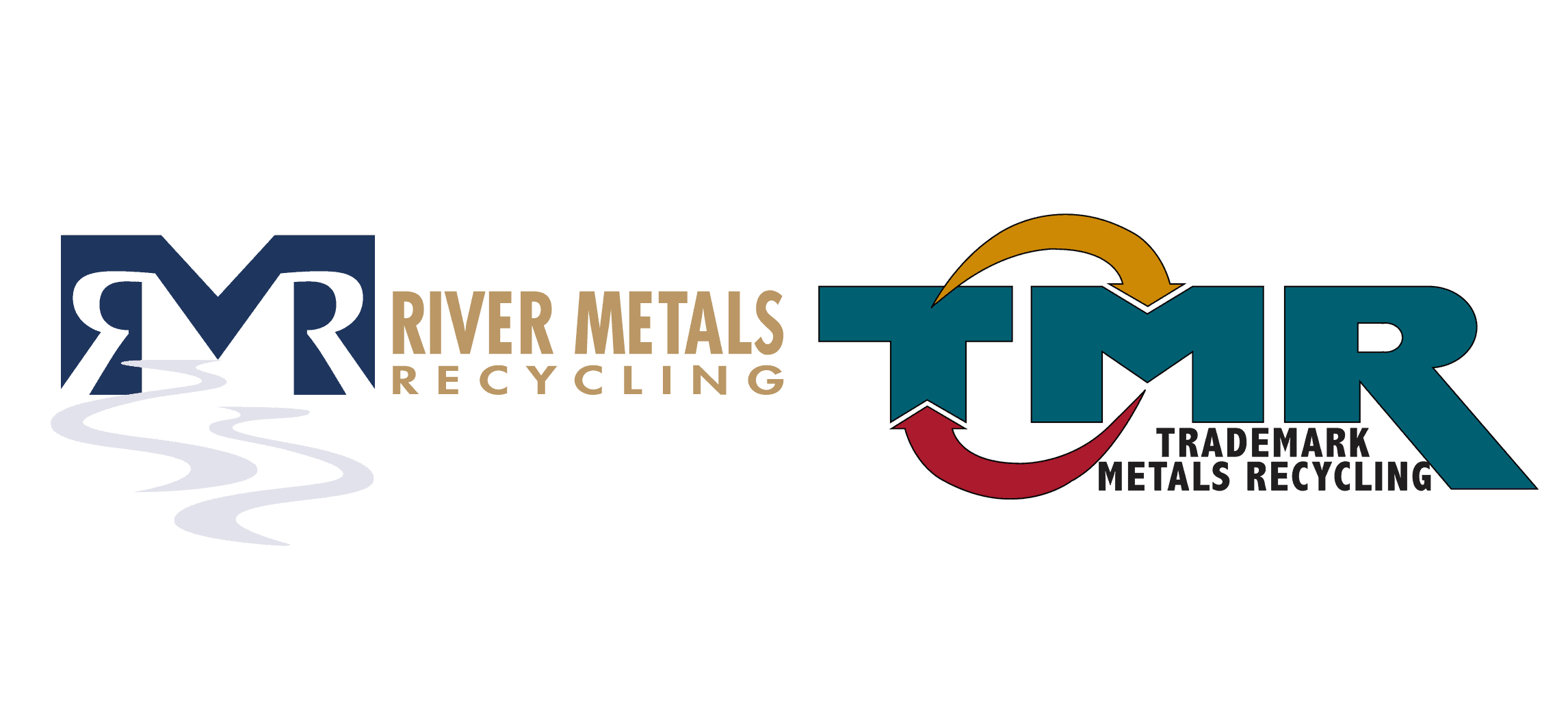 river metals recycling and trademark metals recycling logos